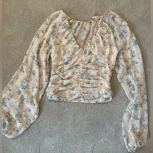 Free people long sleeve blouse